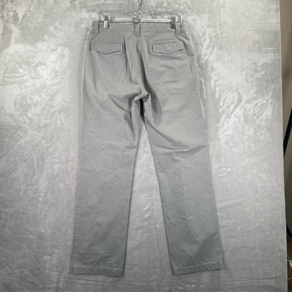 John Varvatos Pants Mens 30x30 Straight Fit Chino Flat Front Cotton Cupro Blend